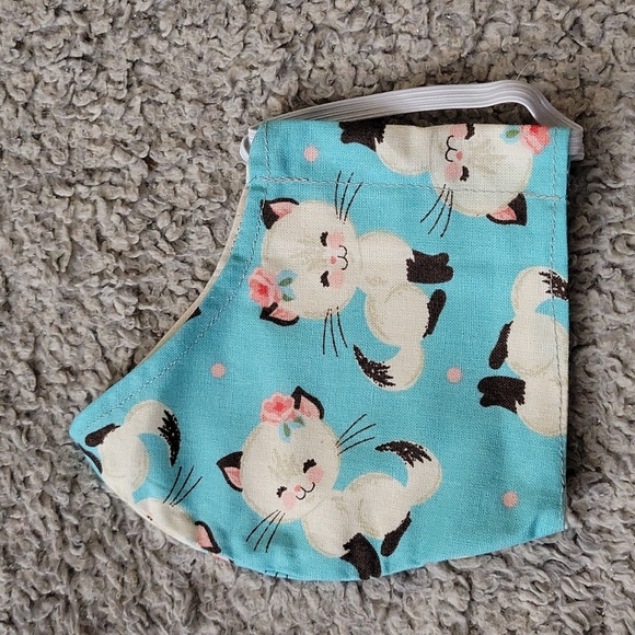 Cotton Face Mask-cute kitty print - Picture 1 of 4